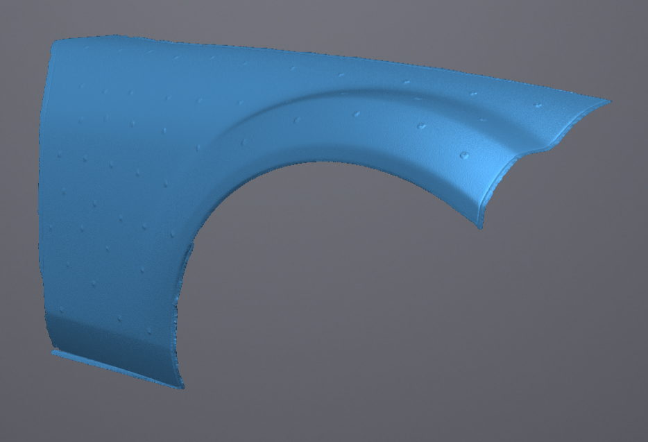 NC1 (2006) Mazda Miata Passenger Side Fender Scan