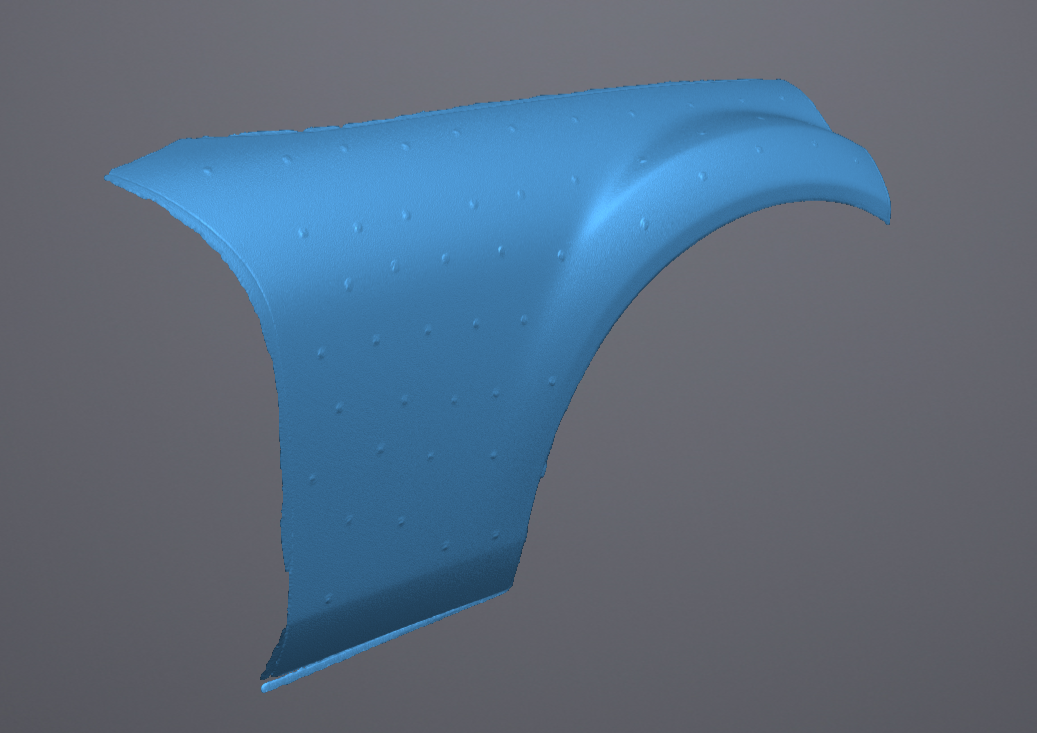 NC1 (2006) Mazda Miata Passenger Side Fender Scan